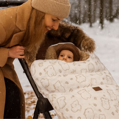 Chancelière bébé imperméable protection hivernal