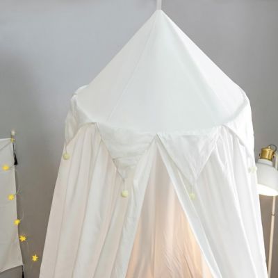 Ciel de lit enfant blanc installation facile