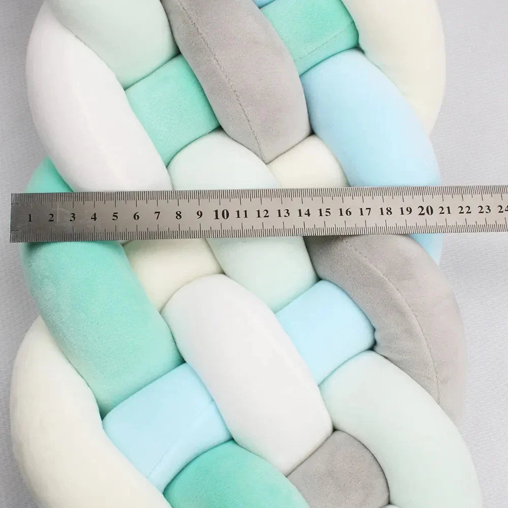 Tour de lit tressé Perle mesure