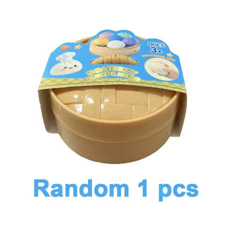 squishy dumpling jouets sensoriel boite surprise