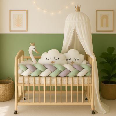 tour de lit tressé douceur protectrice