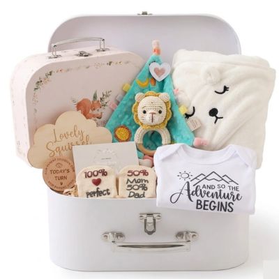 Cadeau de naissance signature bébé pack bain