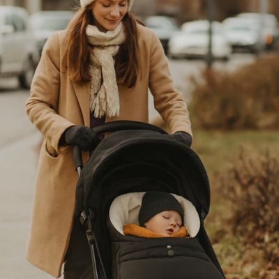 Chancelière poussette noir charbon