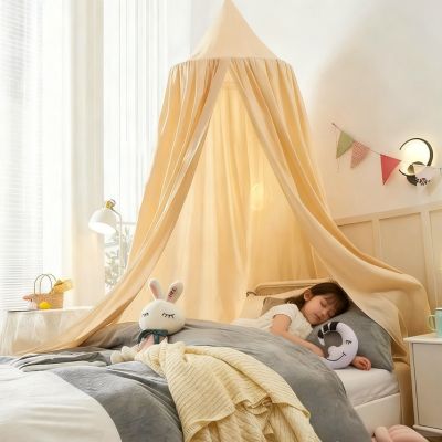 Ciel de Lit bebe beige protecteur