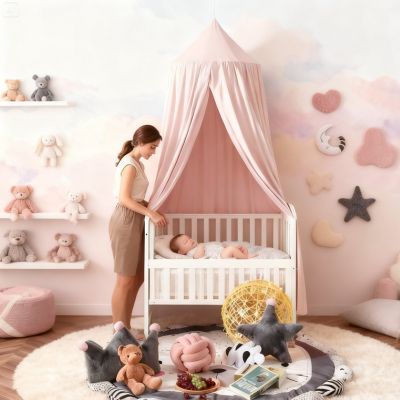 Ciel de Lit bebe rose clair refuge apaisant