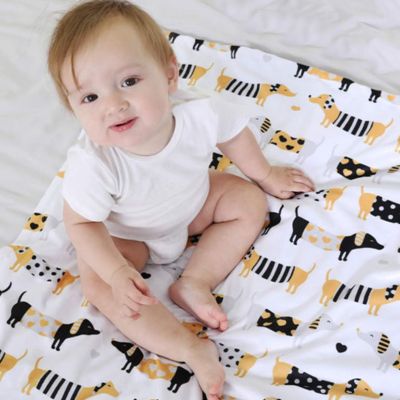 Couverture bebe chien naturel