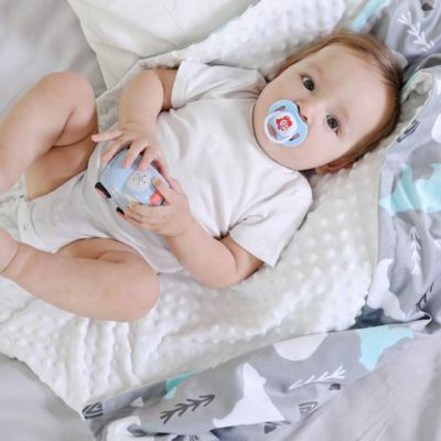 Couverture bebe ours polaire coton