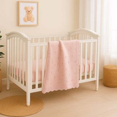 Couverture bebe tricot enveloppante