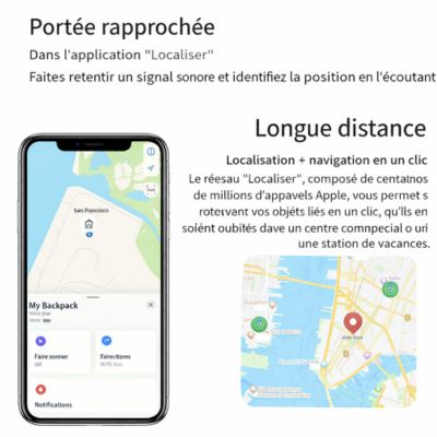 Mini traceur GPS Air tag long distance