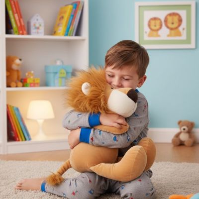 Peluche Compagnons Safari lion