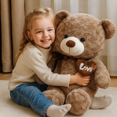 Peluche ours tendresse Câline