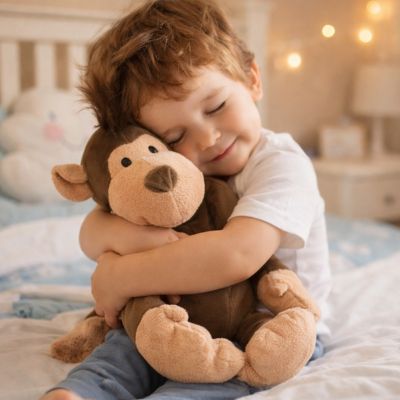 Peluche singe douce et câline