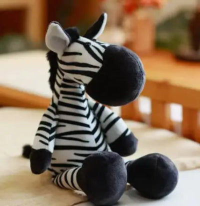 Peluche zèbre ultra doux