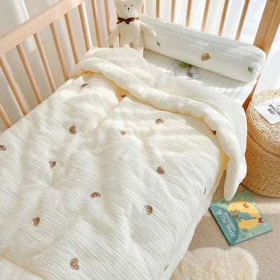 Polaire couverture bebe couette coton