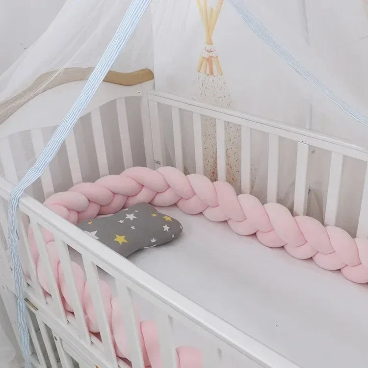 tresse de lit bébé Rose