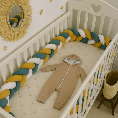 Tour de lit tressé confort respirant