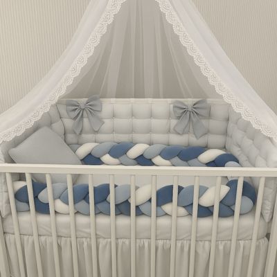Tresse de lit bébé azur sommeil