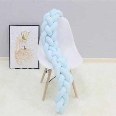 Tresse de lit bébé bleu ciel