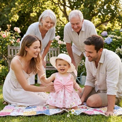 barboteuse bébé fille adorable nœud rose en coton élégante