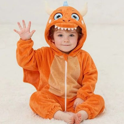 barboteuse bébé grenouillère dragon volant confortable