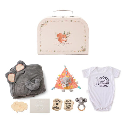 cadeau de naissance trésor de bienvenue éléphant