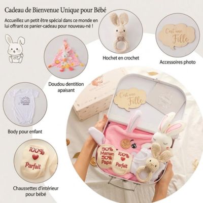 cadeau de naissance trésor de bienvenue lapin
