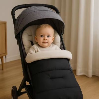 chancelière bébé isolation thermique gris