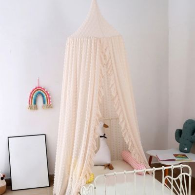 ciel de lit bébé beige nuits paisibles