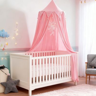 ciel de lit enfant rose havre de paix