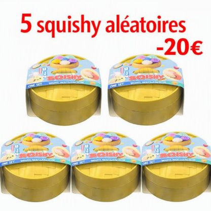 cinq squishy dumpling boites surprise