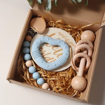 coffret naissance kit de dentition bleu