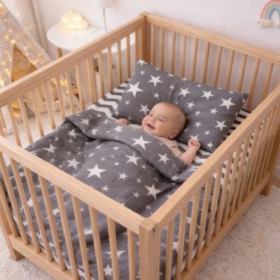 couverture étoile bébé ensemble de nid douillet en coton