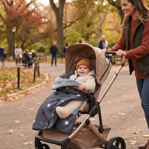 couverture etoile pour bebe douce polyvalente