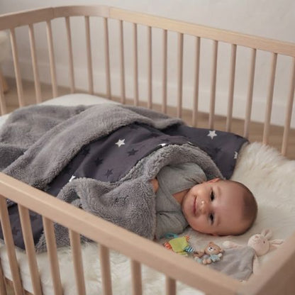 couverture etoile pour bebe polaire