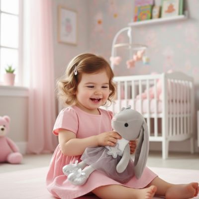 doudou bebe lapin ballerine