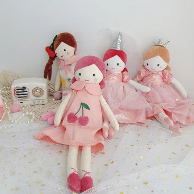 doudou princesse rose peluche pour fille
