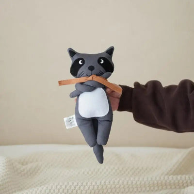 doudou raton laveur artisanal