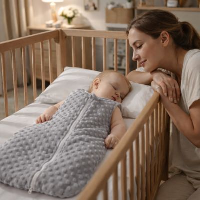 gigoteuse bébé gris nid douillet