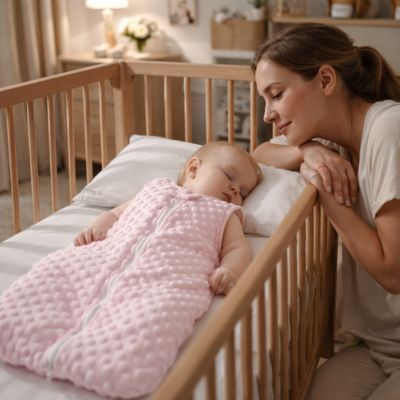 gigoteuse bébé respirante rose