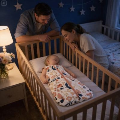 gigoteuse été berceuse fleurie dormir au frais