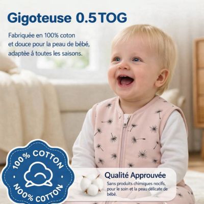 gigoteuse été éveil pissenlit nuits fraiches