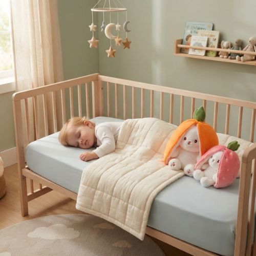 lapin en peluche fraise carotte en coton