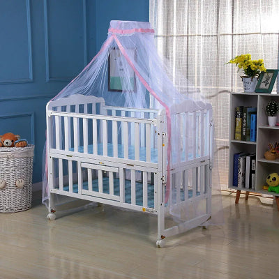 moustiquaire lit bébé nuit sereine rose