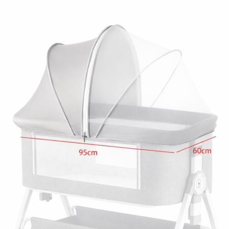 moustiquaires lit bébé barrière douce blanche mesure