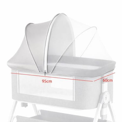 moustiquaires lit bébé barrière douce blanche mesure