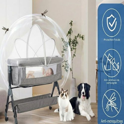 moustiquaires lit bébé blanc respirant protecteur