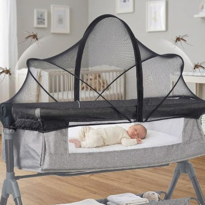 moustiquaires lit bébé noir respirant