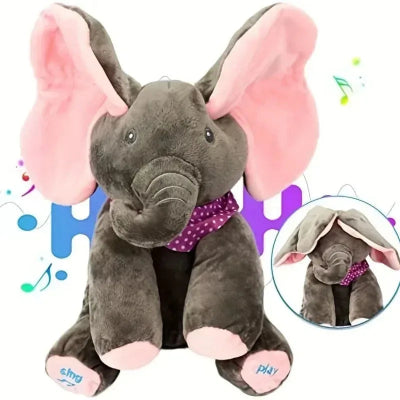 peluche éléphant mélodie interactive