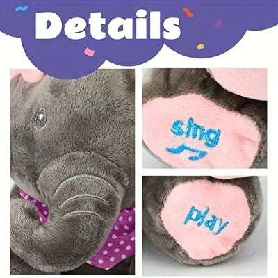 peluche éléphant mélodie sensoriel