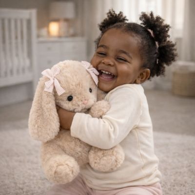 peluche lapin mignon câlin